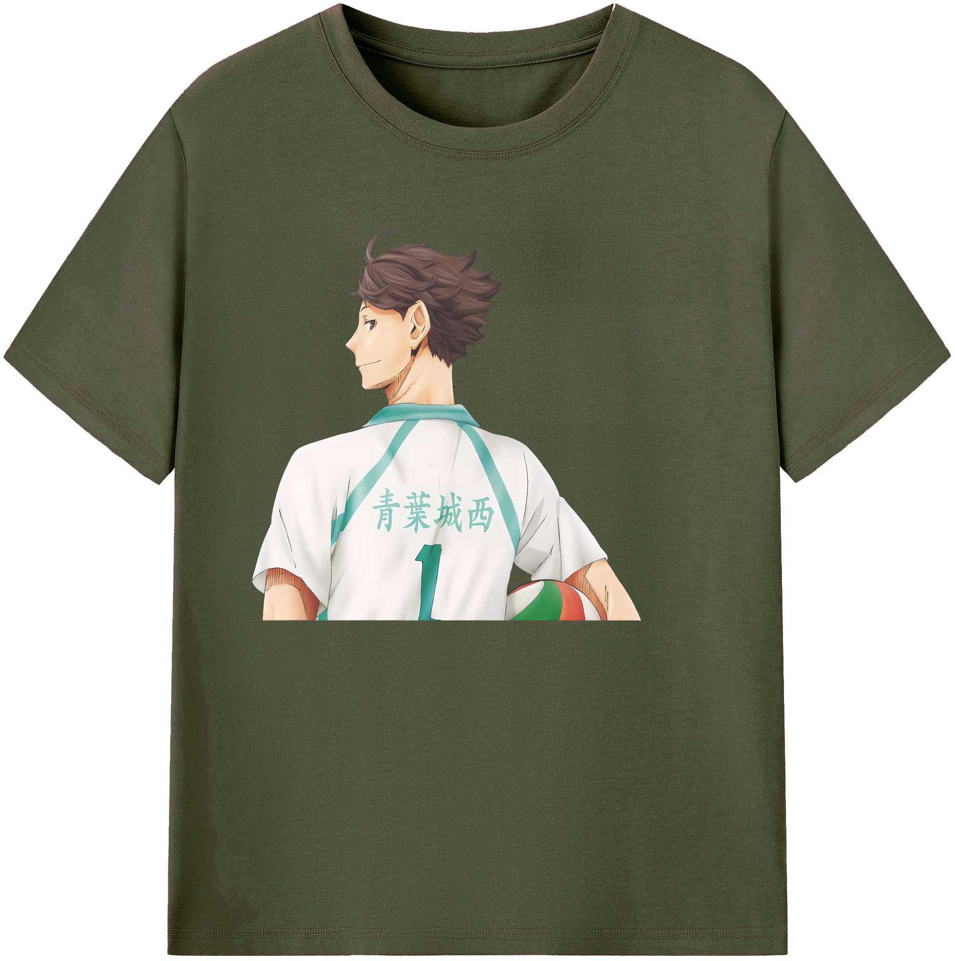 （画像用） ハイキュー!! Haikyu!! 綿100％ メンズ半袖Tシャツ｜肌触りやわらか＆通気性